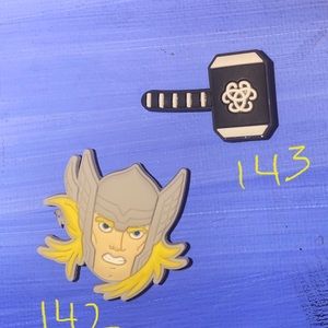 Thor croc charms